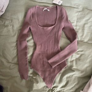 BRAND NEW. Body suit, long sleeve, Abercrombie knit top